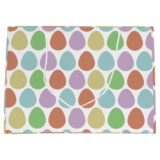 Grand Sac Cadeau Oeuf de Pâques (Devant)