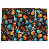 Grand Sac Cadeau Oeufs de Pâques Chocolat (Dos)