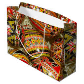 Grand Sac Cadeau Oeufs de pâques de Roumain (Dos Angle)