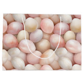 Grand Sac Cadeau Oeufs roses Pêche de Pâques (Dos)