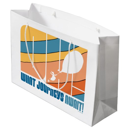 Grand Sac Cadeau Oh, Les Endroits Où Tu Vas Aller ! "Quels voyages (Dos Angle)