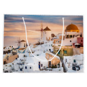 Grand Sac Cadeau Oia Santorini (Dos)