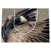 Grand Sac Cadeau Oie du Canada (Devant)