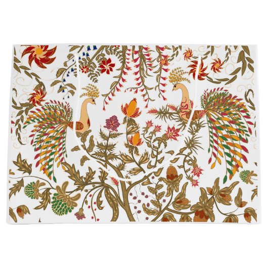 Grand Sac Cadeau Oiseaux du paradis (Devant)