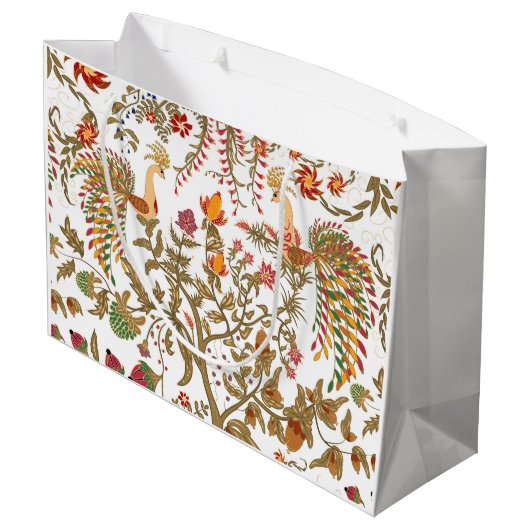 Grand Sac Cadeau Oiseaux du paradis (Dos Angle)