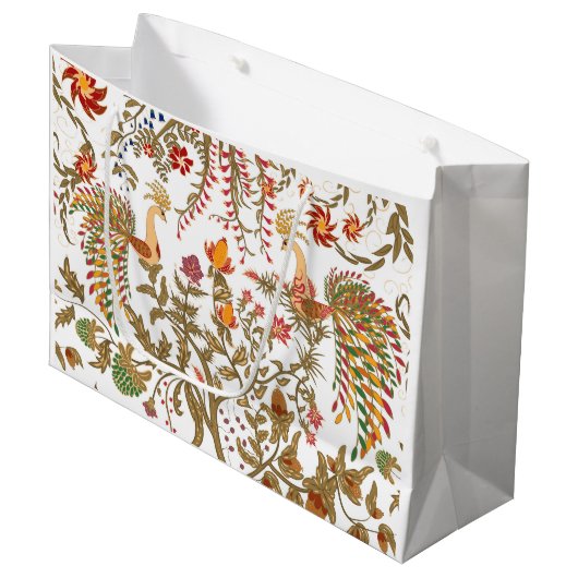 Grand Sac Cadeau Oiseaux du paradis (Devant Angle)