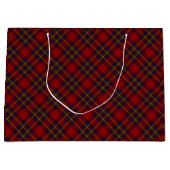 Grand Sac Cadeau Oliver tartan rouge jaune bleu plaid (Devant)