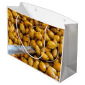 Grand Sac Cadeau Olives épicées Nocellara Etnea (Dos Angle)