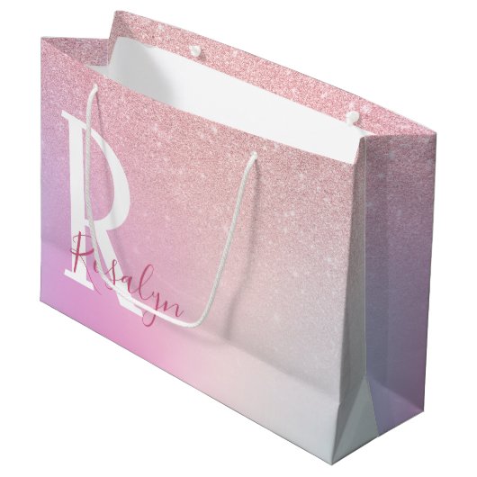 Grand Sac Cadeau ombre (Devant Angle)