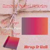 Grand Sac Cadeau Ombre Pastel Shades