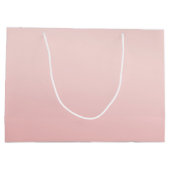 Grand Sac Cadeau Ombre rose pâle (Dos)
