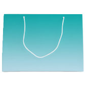 Grand Sac Cadeau Ombre turquoise (Devant)