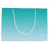 Grand Sac Cadeau Ombre turquoise (Dos)