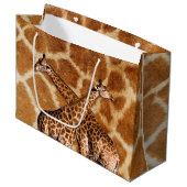Grand Sac Cadeau Options de la girafe 1A (Devant Angle)