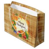 Grand Sac Cadeau Options du bon thanksgiving 5A (Dos Angle)