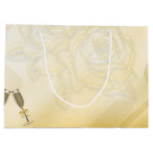 Grand Sac Cadeau Or (Dos)