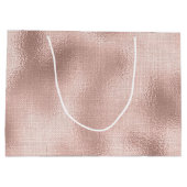 Grand Sac Cadeau Or Rose rose (Dos)