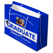 Grand Sac Cadeau Orange et  (Devant Angle)