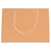 Grand Sac Cadeau Orange pastel (Devant)