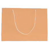 Grand Sac Cadeau Orange pastel (Dos)
