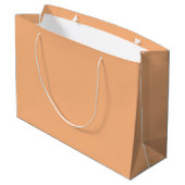 Grand Sac Cadeau Orange pastel (Dos Angle)