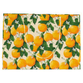 Grand Sac Cadeau Oranges (Dos)