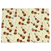 Grand Sac Cadeau Orchestre de cordes de musiciens de violon (Devant)