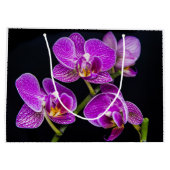 Grand Sac Cadeau Orchidée violette (Dos)