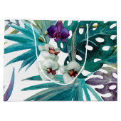 Grand sac cadeau - Orchidées tropicales (Dos)