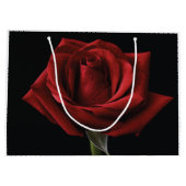 Grand Sac Cadeau oreiller rouge (Dos)