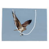 Grand Sac Cadeau Osprey juvénile en vol (Dos)
