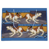 Grand Sac Cadeau OUI ! chien mord chien (Devant)