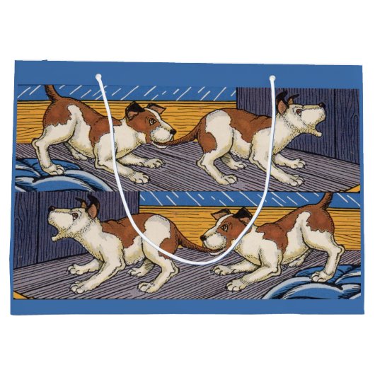 Grand Sac Cadeau OUI ! chien mord chien (Dos)