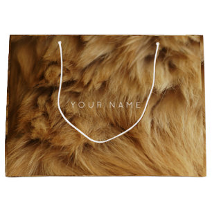 Grand Sac Cadeau Ours de chien fascinant de fourrure d'abrégé sur