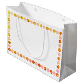 Grand Sac Cadeau Ours de fête (Dos Angle)