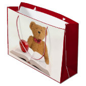 Grand Sac Cadeau Ours de nounours instruit (Dos Angle)