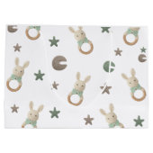 Grand Sac Cadeau Ours mignon (Dos)