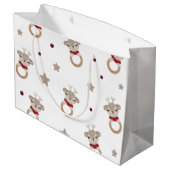 Grand Sac Cadeau Ours mignon (Dos Angle)