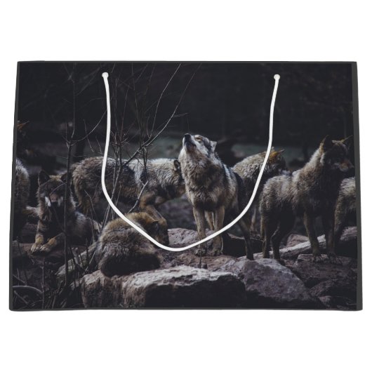 Grand Sac Cadeau Pack Wolf (Devant)
