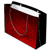 Grand Sac Cadeau Paillete rouge (Dos Angle)