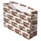 Grand Sac Cadeau Pain de viande Pain de viande Pommes de terre Cham (Dos Angle)