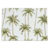 Grand Sac Cadeau Palmiers tropicaux (Devant)