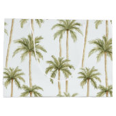 Grand Sac Cadeau Palmiers tropicaux (Dos)