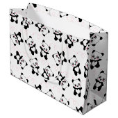 Grand Sac Cadeau Panda dansant (Dos Angle)