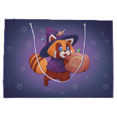 Grand Sac Cadeau Panda espace Halloween (Dos)