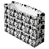 Grand Sac Cadeau Panda motif White BG (Dos Angle)