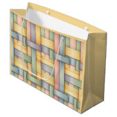 Grand Sac Cadeau Panier de Pâques (Devant Angle)