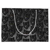 Grand Sac Cadeau Panthère noire (Dos)
