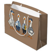 Grand Sac Cadeau Papa Oie (Dos Angle)