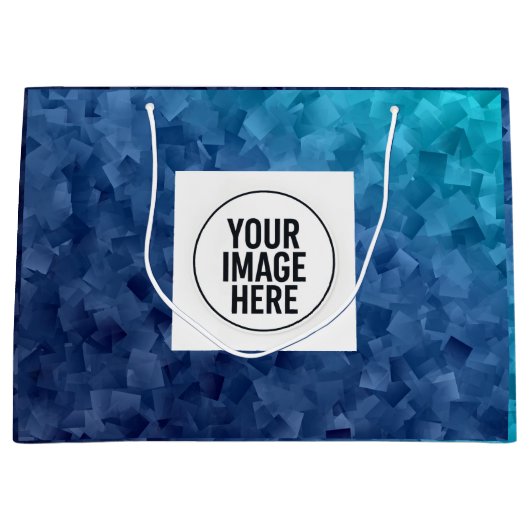 Grand Sac Cadeau Paper Shopping Bag with Replaceable Image (Devant)
